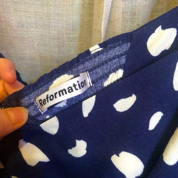 NWOT Reformation Sigmund Dress in Sold Out Splatter Print - Picture 9 of 14